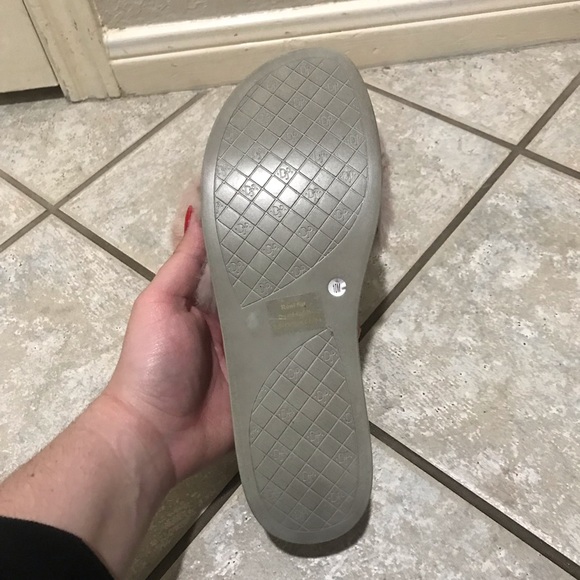 Donald Pliner Furfi rabbit fur slides - Picture 4 of 6